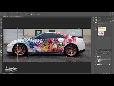 How To Make Car Wrap Concepts In Photoshop Pro CC