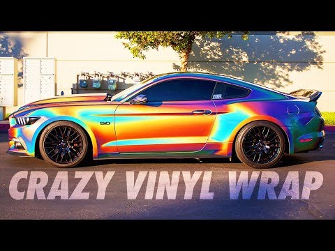 CAR WRAPS, REV BATTLE & CRAZY MUSTANG BURNOUT! | VLOG