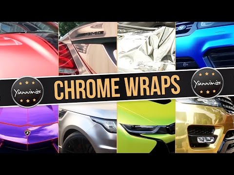 Chrome Wrap Cars Compilation