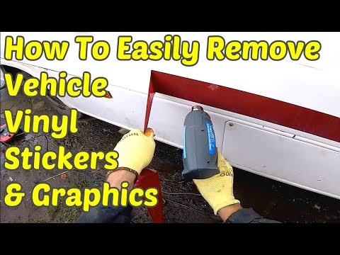 How To Easily Remove Van Vinyl Signs & Vehicle Graphics & Stickers