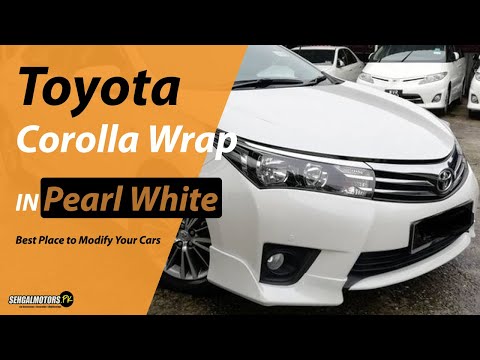 Custom Pearl White Wraps on Cars | Car Wrapping in Pakistan