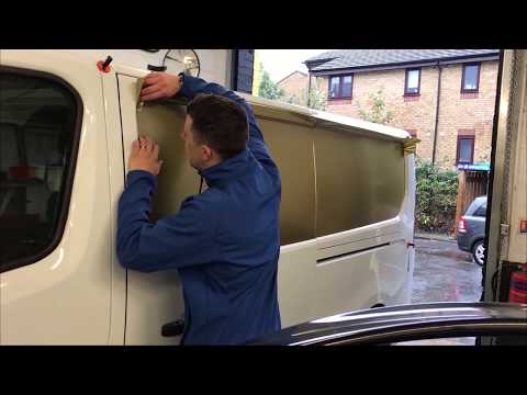 How to: Van panel infill with vinyl – Vehicle Wrap – Sign-Maker.co – Sign maker in Watford