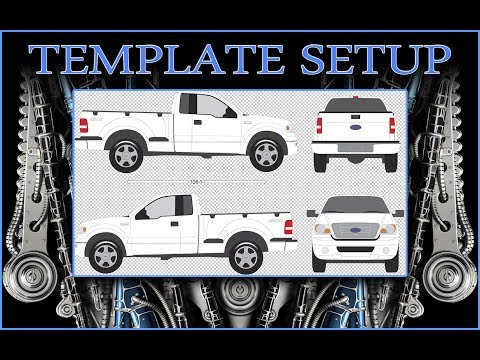 Vehicle Wrap Template Setup